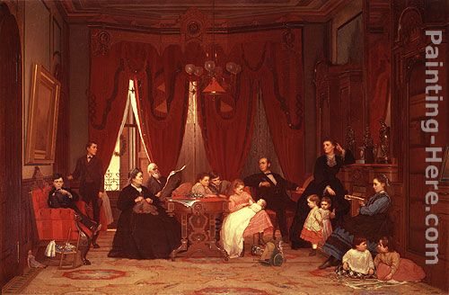 Eastman Johnson The Hatch Family